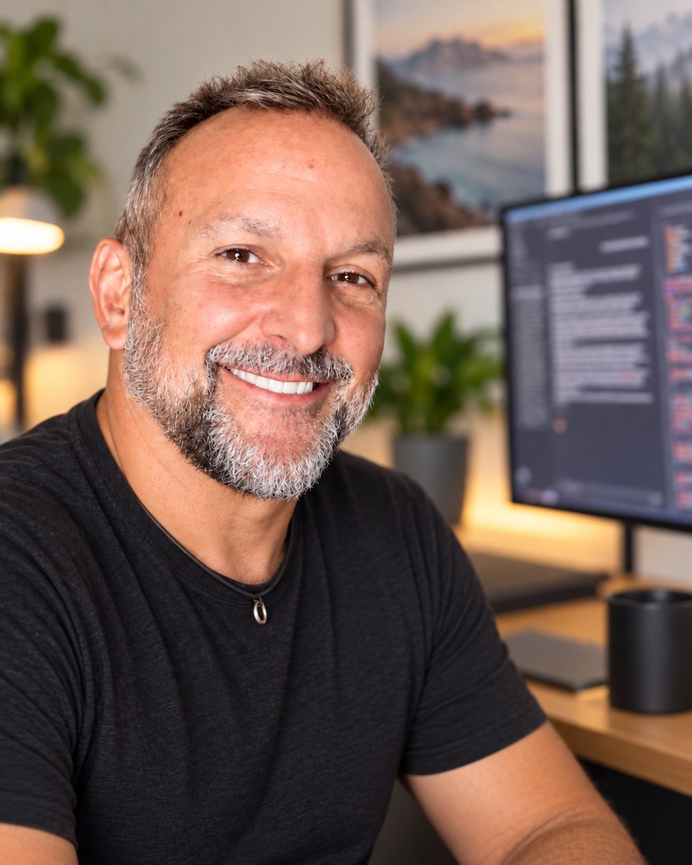 Gary Yovanovich at his desk